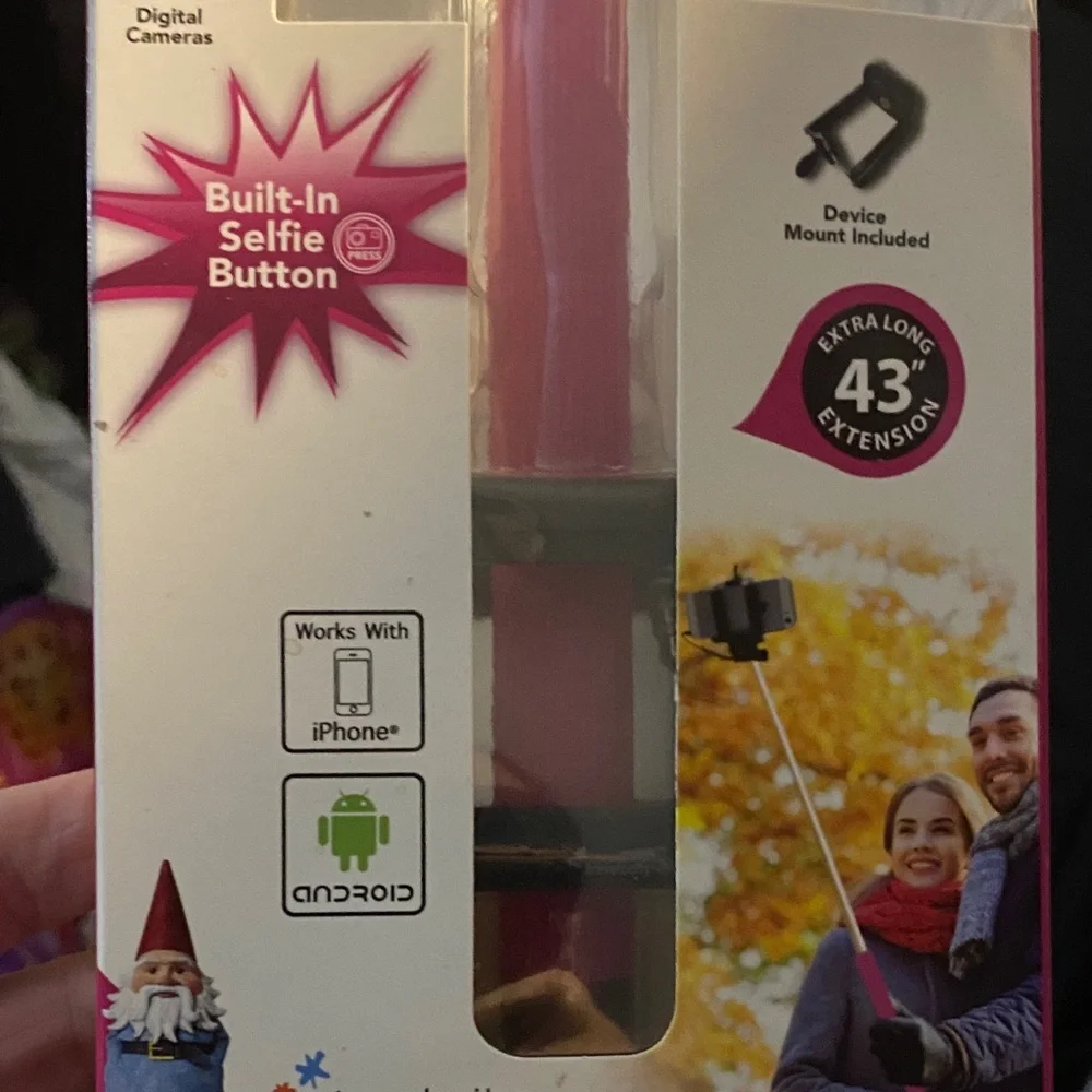 Polaroid Pink Connect & Shoot Selfie Stick